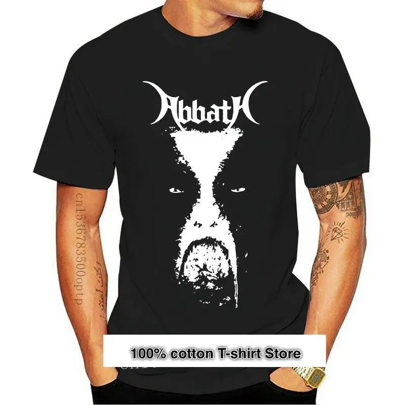 

Abbath-face-Camiseta de S-M-L-XL-2XL para hombre, camiseta de Metal oficial, inmortal, negra, cuello redondo, verano, nueva