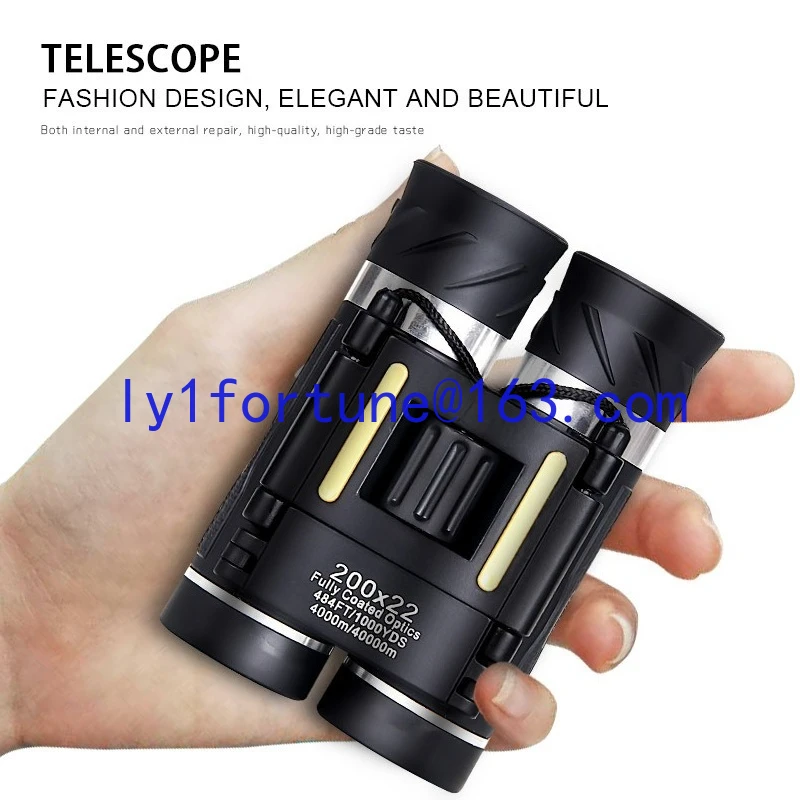 Portable 100x22 binoculars high definition, suitable for concert 40x22 mini binoculars
