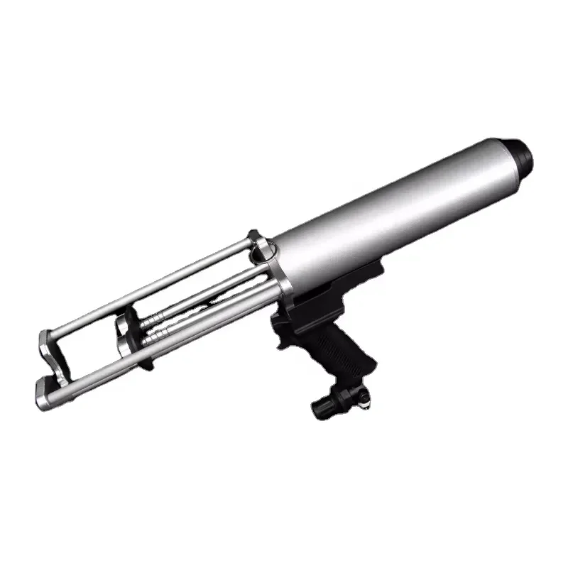 1:1 Double Cylinder Pneumatic Caulking Gun 590ml for Two-Component Epoxy Glue and Sealant