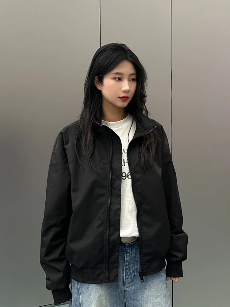 

Мужская бейсбольная куртка-ветровка с воротником-стойкой, мягкая, ветрозащитная, износостойкая, молодежная, стильная, Cleanfit