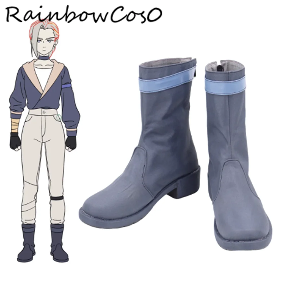 

Lu Ye Luye The Legend of Hei Обувь для косплея Сапоги Игра Аниме Вечеринка Хэллоуин RainbowCos0 W5409