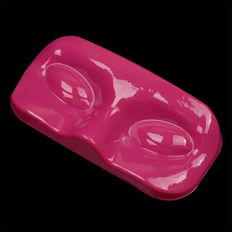 10 pezzi porta vassoi per ciglia forma del viso scatola per imballaggio ciglia finte custodia per ciglia strumento per trucco