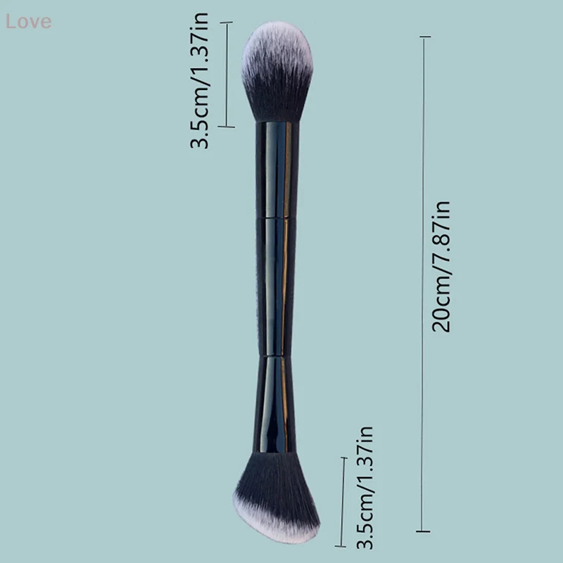 [L&P] Double Head Makeup Brushes For Highlighting Face Contour Soft Hair Blush Brush Beauty Cosmetic Tools