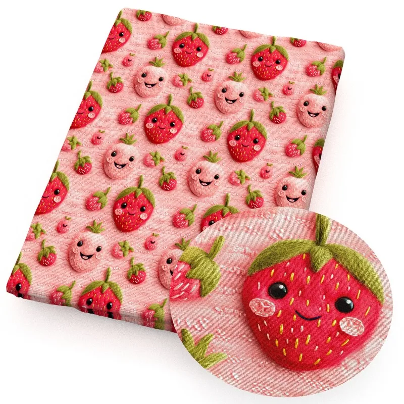 Ventilate 3D Vision Printed Fabric for Handmade DIY Bag Tablecloth Dress Set Design Clothing Cloth By The Meter Sewing Material
