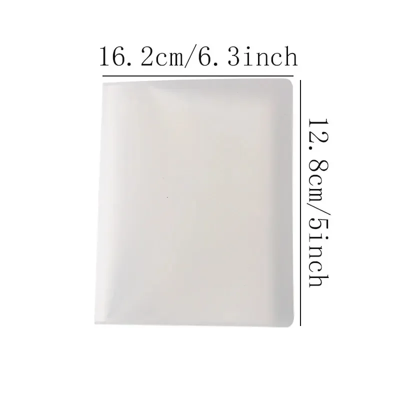 40pcs/book A6 Storage Booklet Simple Large-Capacity Waterproof Photo Storage Book High Quality PP Material