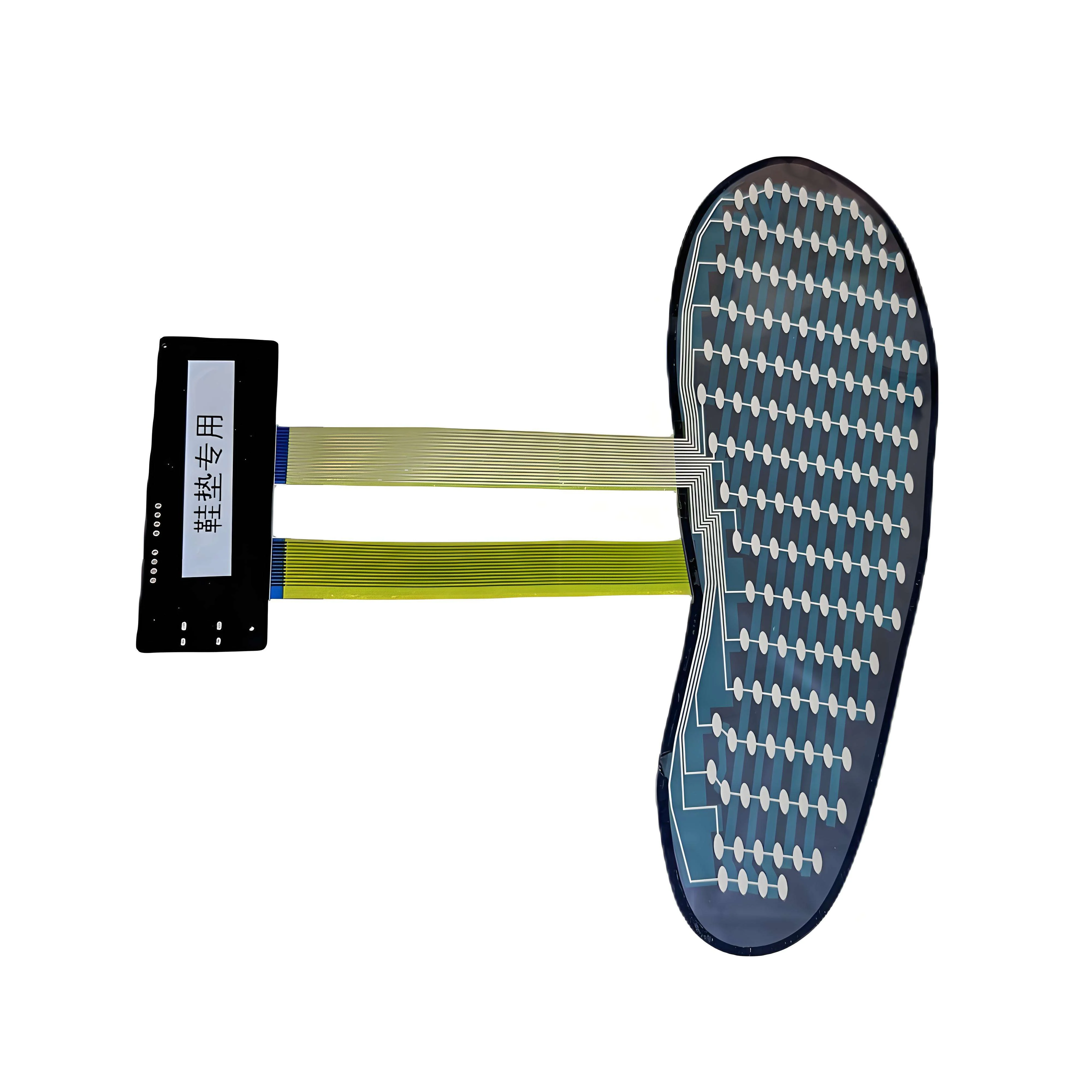 FSR Flexible Multi-point Matrix Foot Pressure Sensor Insoles Gait Analysis Wearable OEM/ODM Factory Direct IP54/IP67 Waterproof