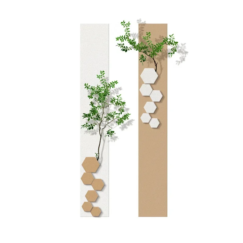 

End of corridor porch decorative paintings aisle strip paintings warm and good-looking