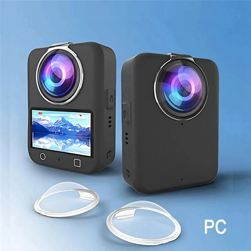 -A21Z Anti-Colisão Anti-Riscos Tampa de Lente de PC 2 PCS Para DJI OSMO 360 HD Action Camera Capa Protetora Protetor de Lente
