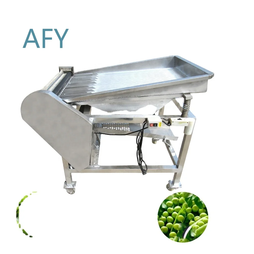 Green Soybean Sheller for Edamame Pea Broad Bean Huller Shucker Machine Vegetable Pod Remover Agricultural Processing