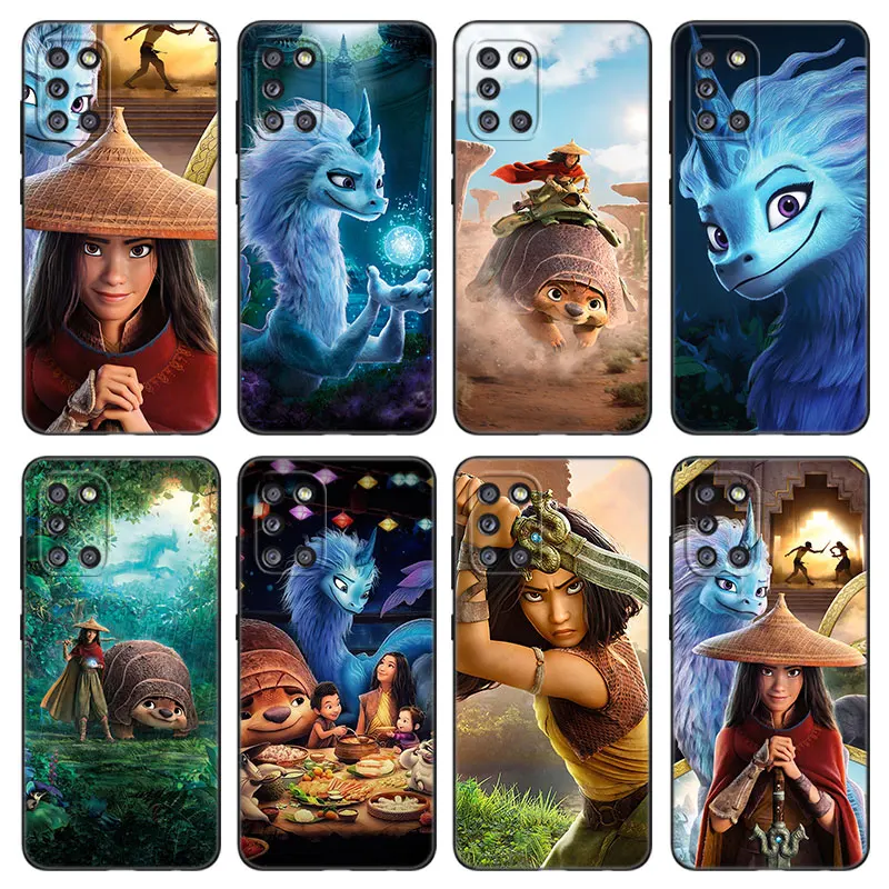 Чехол Raya и последний дракон для телефона Samsung Galaxy A01 A03 Core A04 E A02 A05 A10 A20 A21 A30 A50 S A6 A8 + A7, черный чехол