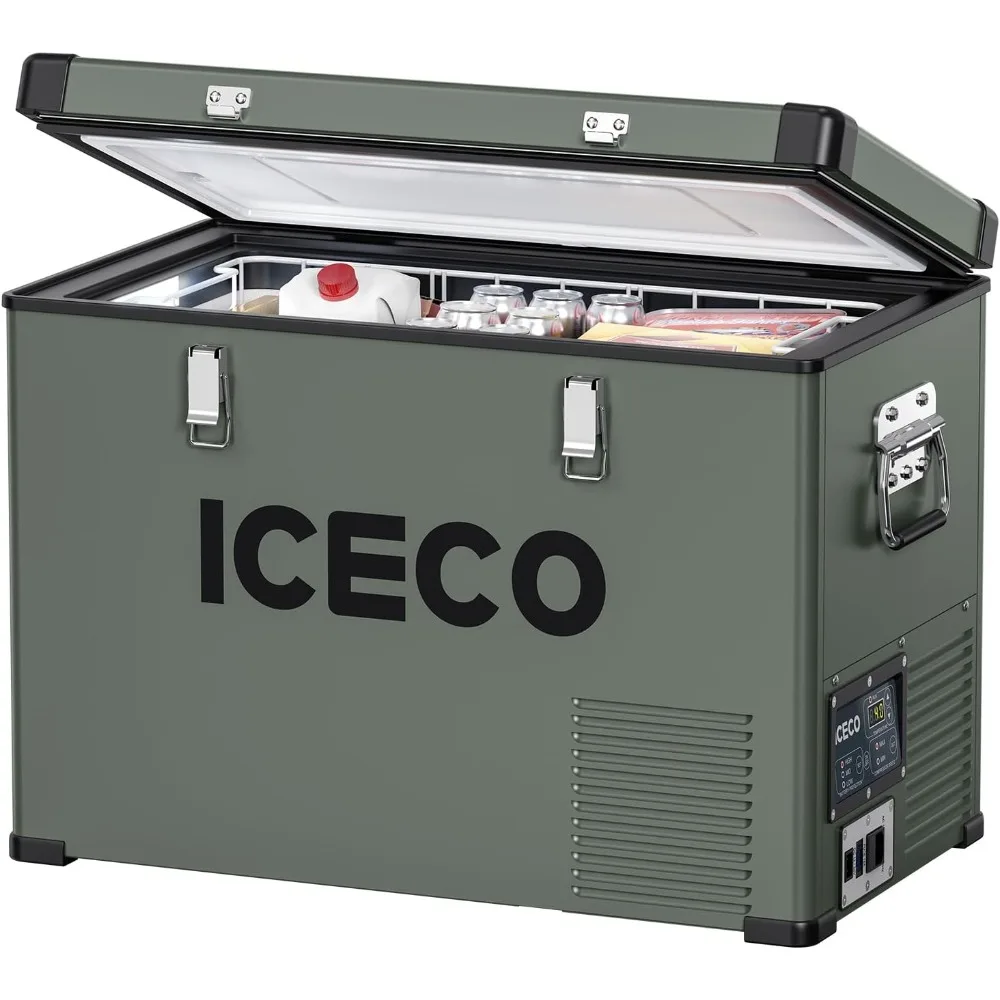

VL45 Portable Refrigerator with SECOP Compressor, 45Liters Platinum Compact Refrigerator, DC 12/24V, AC 110-240V, 0℉ to 50℉, Ho