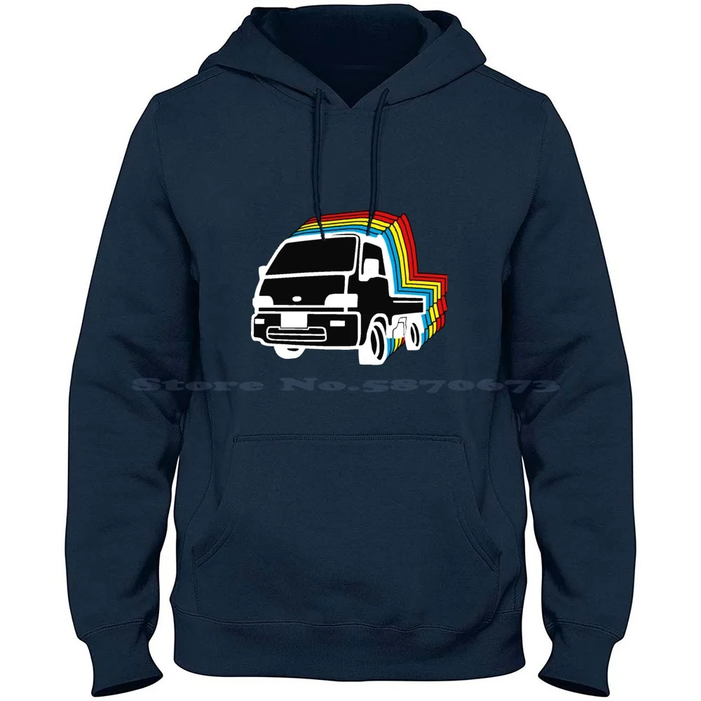 Retro Mini Truck 100% Cotton Hoodie Minitruck Misubishi Daihatsu Sambar Acty Hijet Carry Jdm