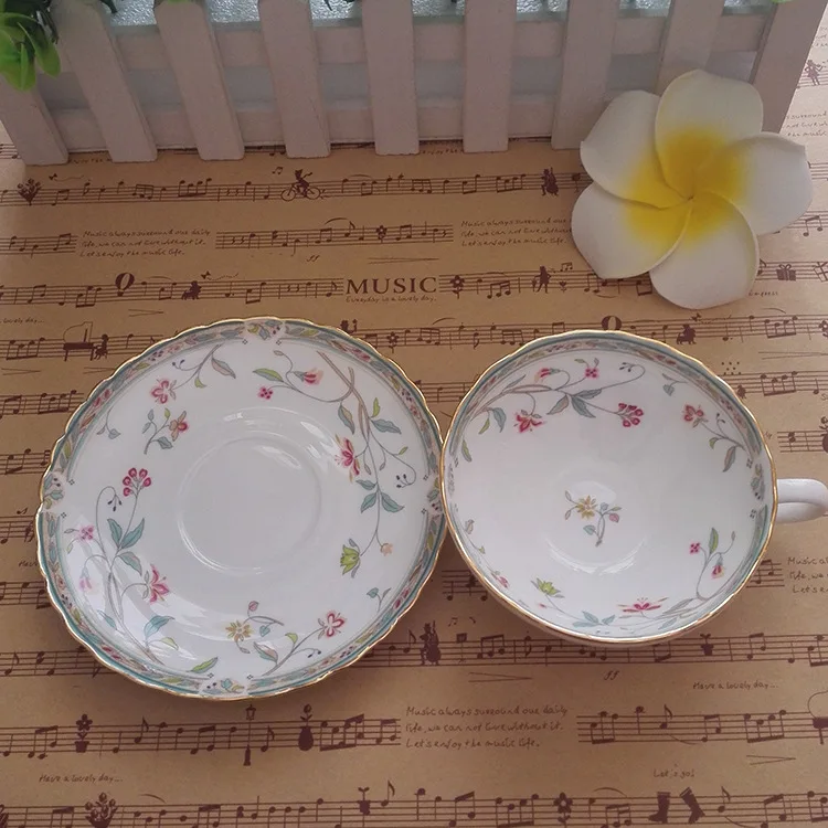 160ML Tea Cup Set European Style Bone China Coffee Cup High Grade Afternoon Tea Cups Creative Ceramic Tea Set Tea Set Cup