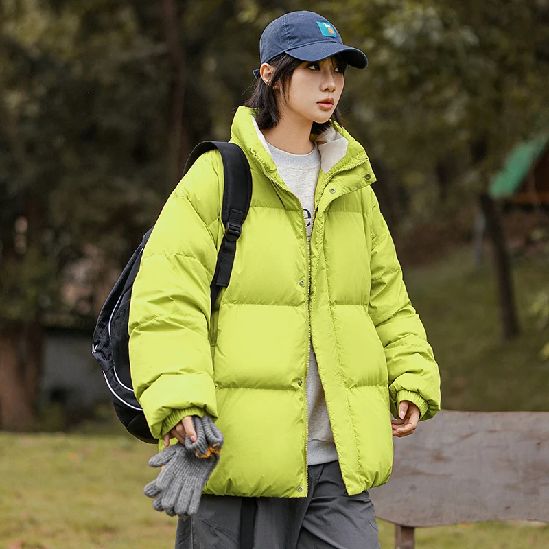 

Men's down Jaet Winter Thiened Bread Sle Du down Warm Outdoor Climbing Cold Resistant Coat Youth Faion Modern Sle