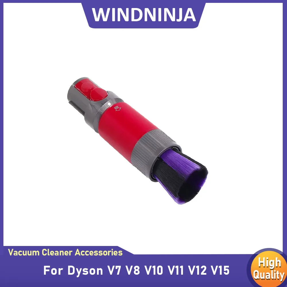 Traceless Scratch-Free Dusting Brush Hose Parts Attachments for Dyson V7 V8 V10 V11 V12 V15 Cordless Vacuum Cleaner Accessories