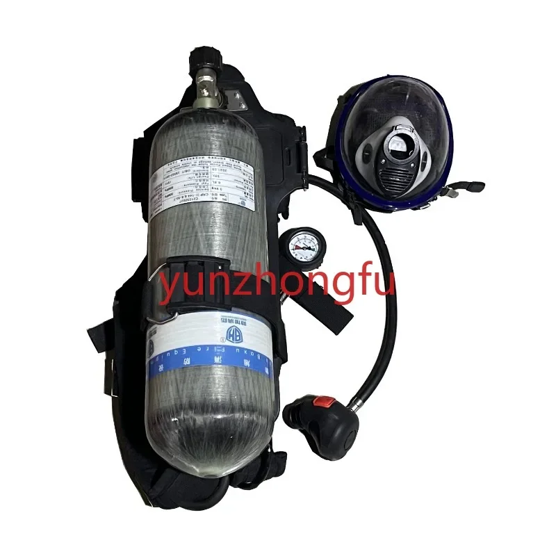 Hot Sale Industrial Carbon Fiber Cylinder 60 MINS  6.8L/9L/3L/4.7L Self Contained Air Breathing Apparatus Carbon Scba