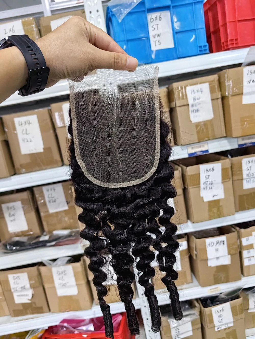 Megeen 5x5 бирманская кудрявая Прозрачная Кружевная застежка с спиральными концами человеческие волосы свободная часть закрытия 12-20 дюймов наращивание волос 15A