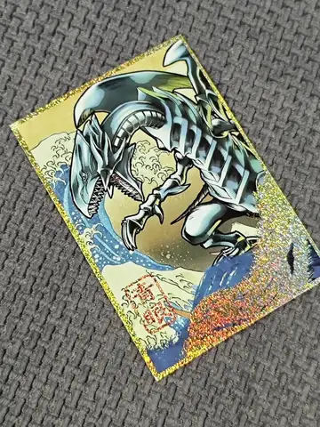60개 오리지널 DIY 유희왕 블루아이즈 화이트 드래곤 우키요에 카드 슬리브 유희왕! TCG OCG 트레이딩 카드 샤인 프로텍터 케이스