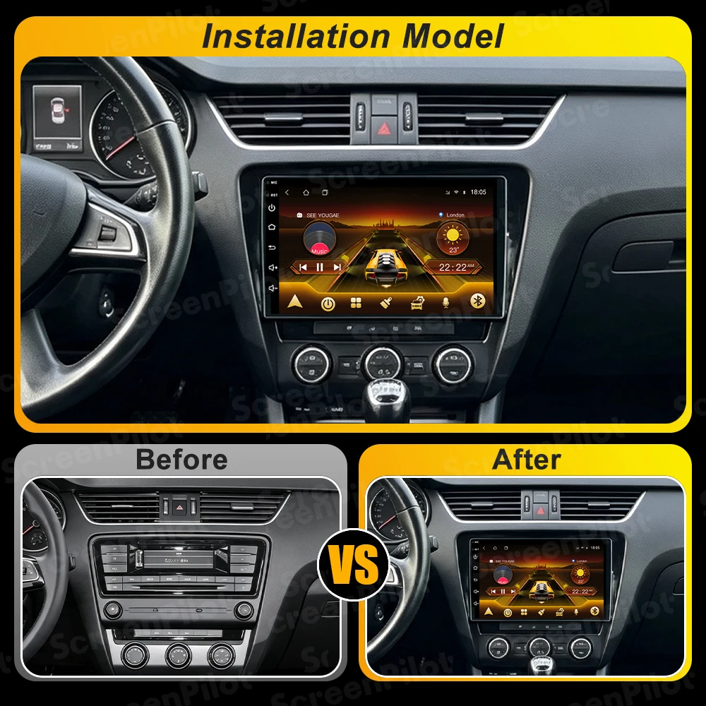 Android 16 For VW Volkswagen UP！2011-2016 Car Radio Stereo Head Unit Multimedia Video Player GPS Navigation 2K QLED 9 Inch RDS