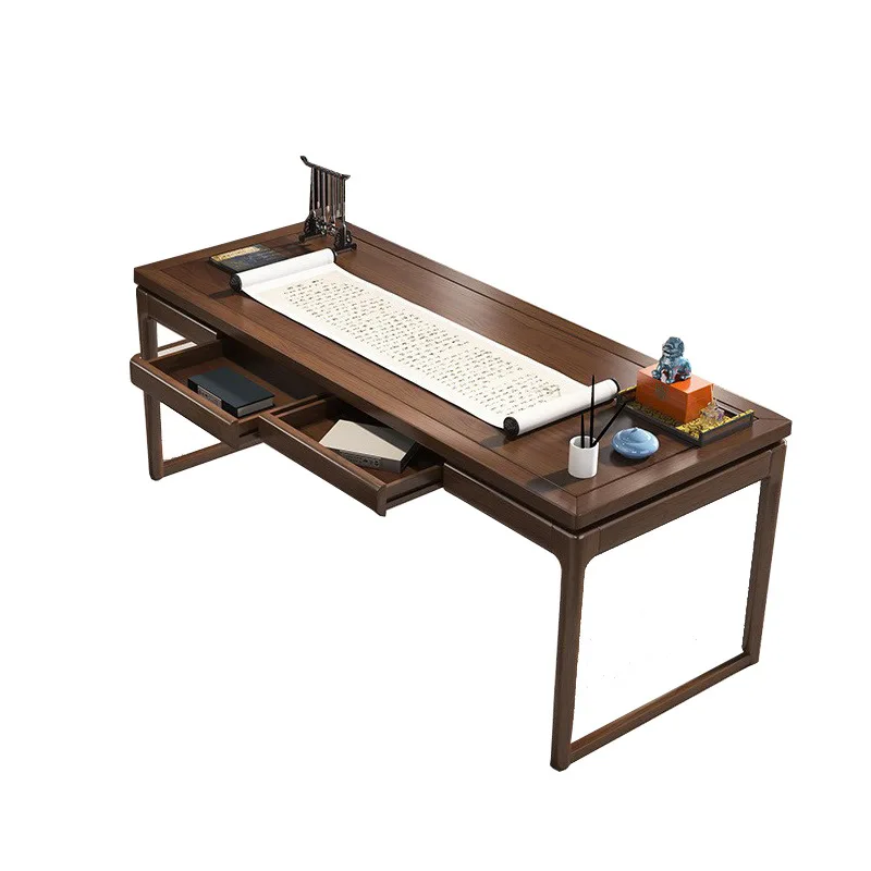 

Solid wood desk, new Chinese calligraphy table, office study home