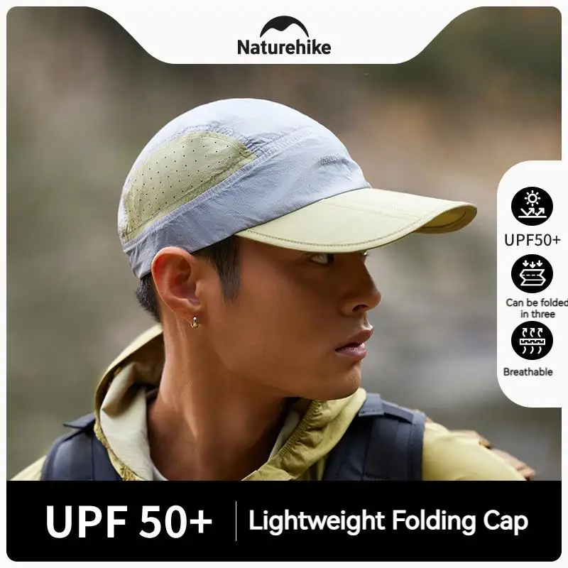 

Naturehike Outdoor Sports Duck Tongue Cap Hiking Sun UV Protection Hat Sunscreen Breathable Foldable Quick Drying Ultralight Cap