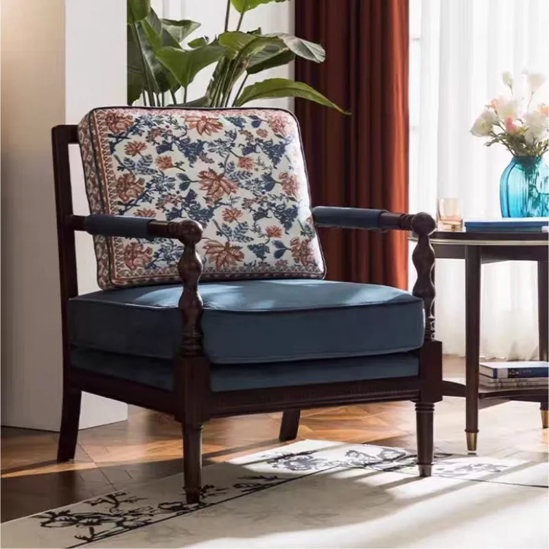 Designer Simple Living Room Chairs High Back Nordic Ergonomic Chairs Living Room Comfy Single