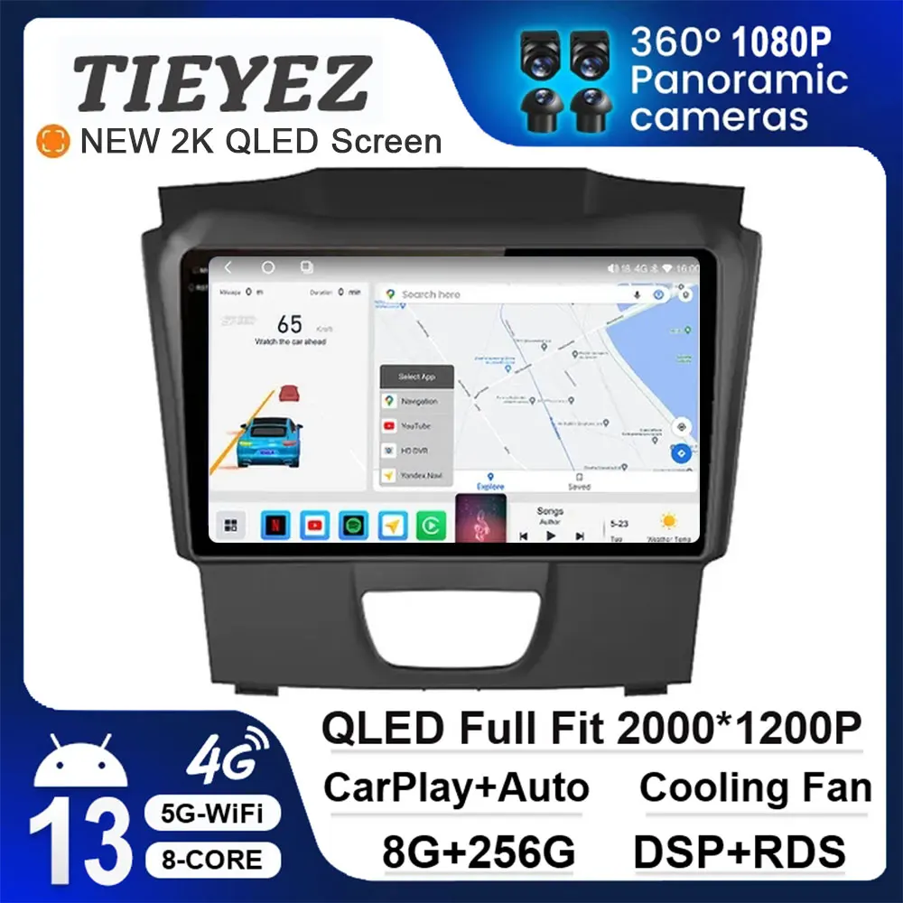 

Android 13 For Isuzu DMAX 2015 - 2019 Car Stereo Multimedia Radio Android WIFI FM BT GPS Navigation Multimedia Player Head Unit