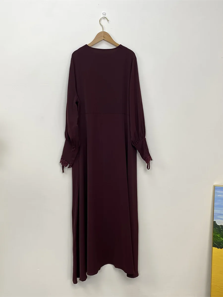 عباية تشاومينغ دبي Musulman De Mode فستان حجاب تركيا قفطان إسلامي ملابس إسلامية للنساء رداء متواضع قفطان ماروكين عيد 33