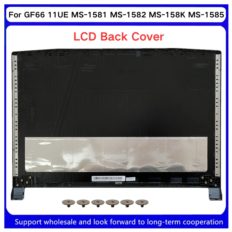 New For Kailxuling GF66 11UE MS-1581 MS-1582 MS-158K MS-1585 LCD Cover / Front Bezel / Upper Case Palmrest Keyboard / Bottom