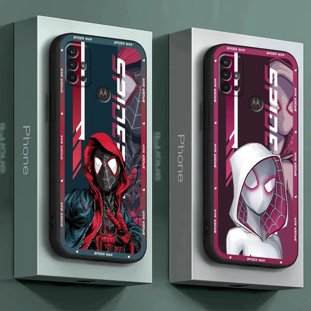 Marvel spiderman gwen Cover Case for Motorola Moto Edge 40 30 Neo G53 G32 G22 G71 5G G72 G30 G31 G60s Edge 20 Lite G51 G50 G52