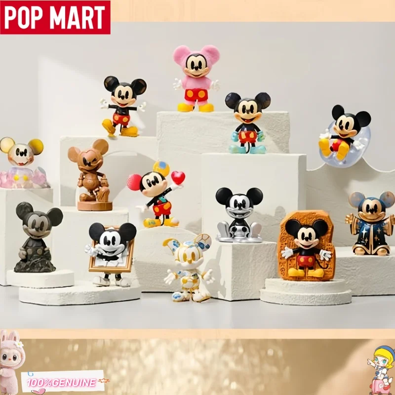 

New Genuine Pop Mart Disney Mickey Boundless Creativity Series Blind Box Classic Cartoon Figure Collectible Home Decor Girl Gift