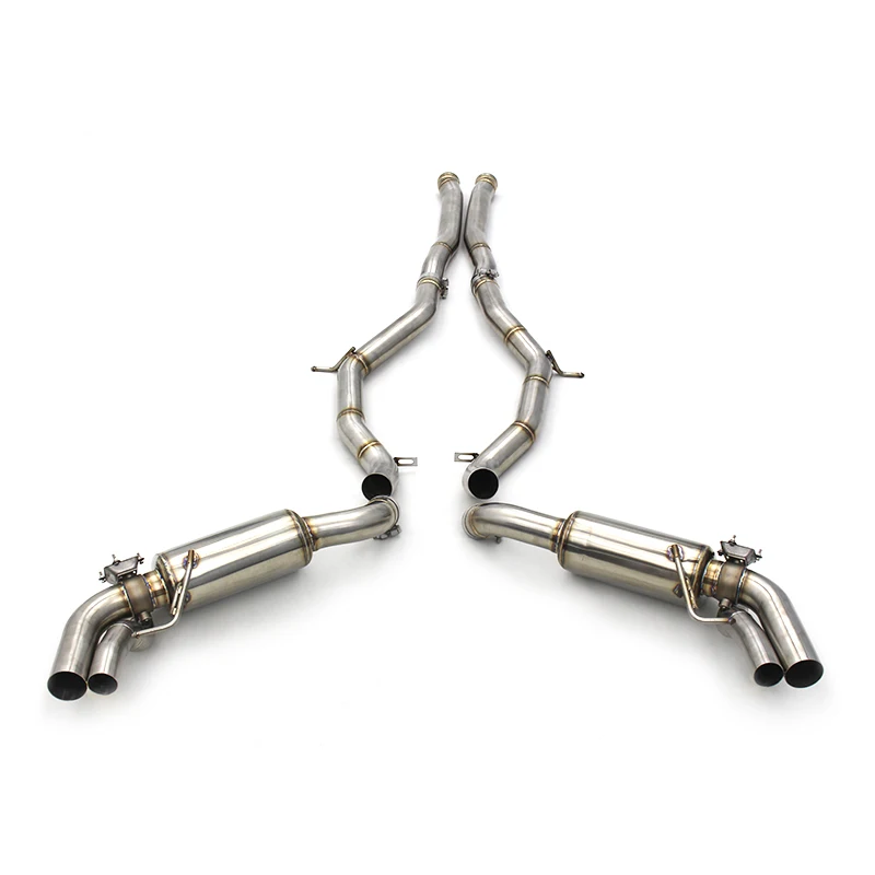 

Deleville 304 Stainless Steel Catback Exhaust Pipe System For Mercedes Benz S63 AMG COUPE 2012-2019 Valve Controlled Muffler