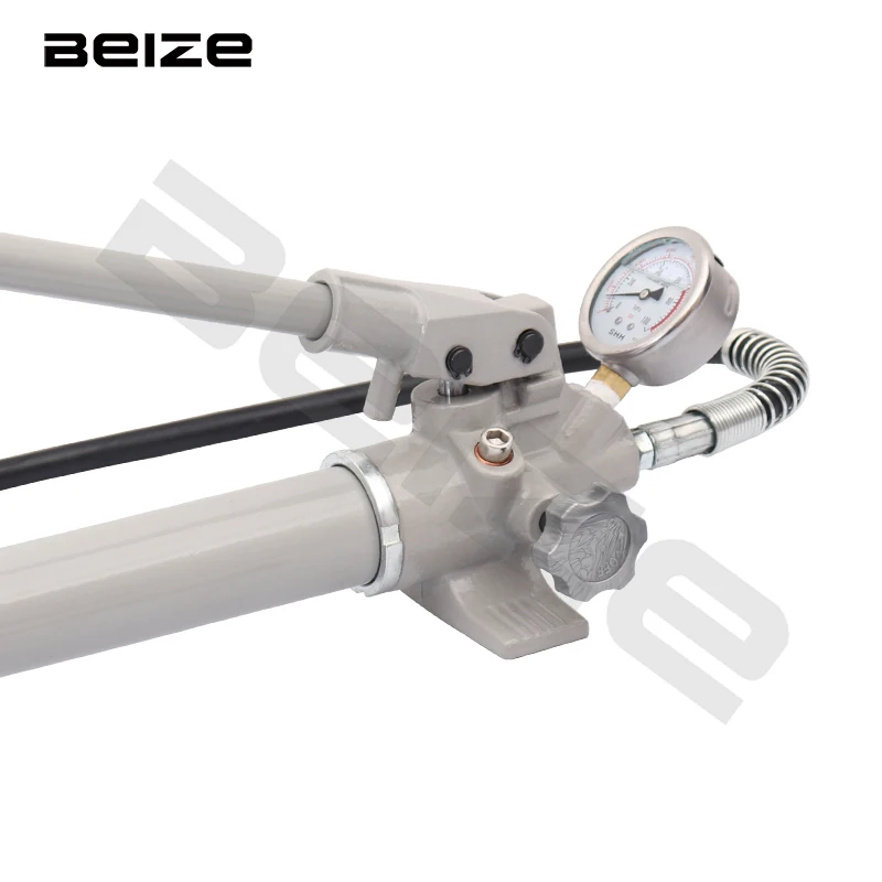 Hydraulic Hand Pump with Pressure Gauge Can Work with Crimping Head Pressing Head and Cutting Head Manual Hydraulic Pump