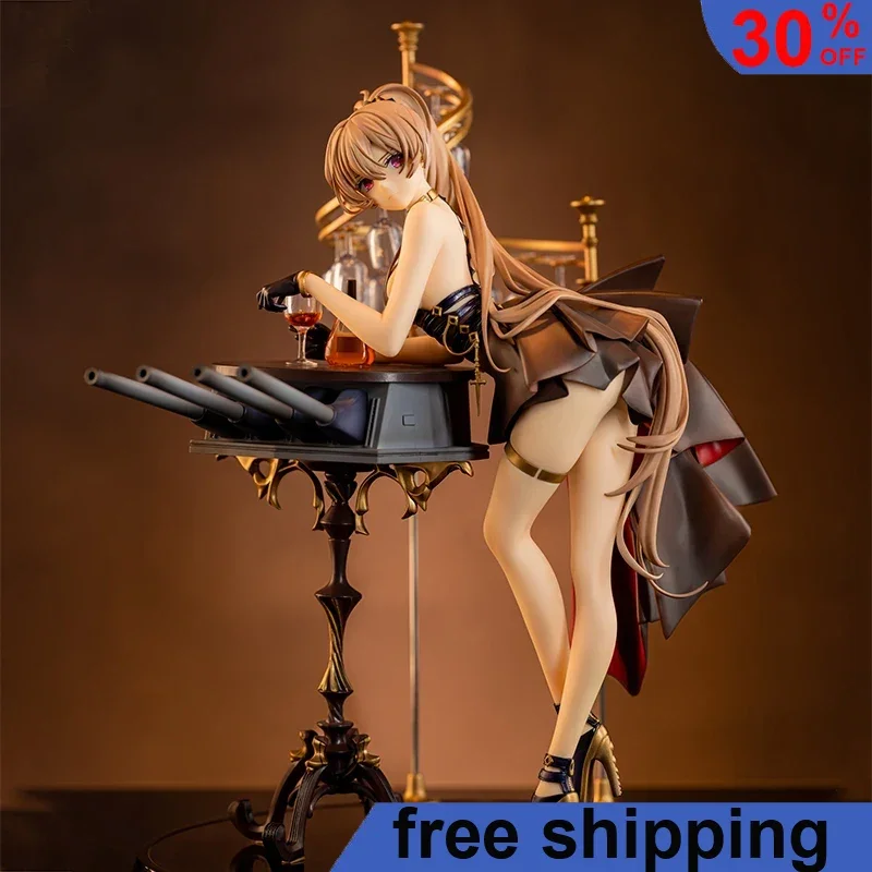 

26CM Azur Lane MNF Anime Figure Jean Bart Dress Action Figure Statue Birthday Holiday Collection Ornaments Model Doll Gift Toys