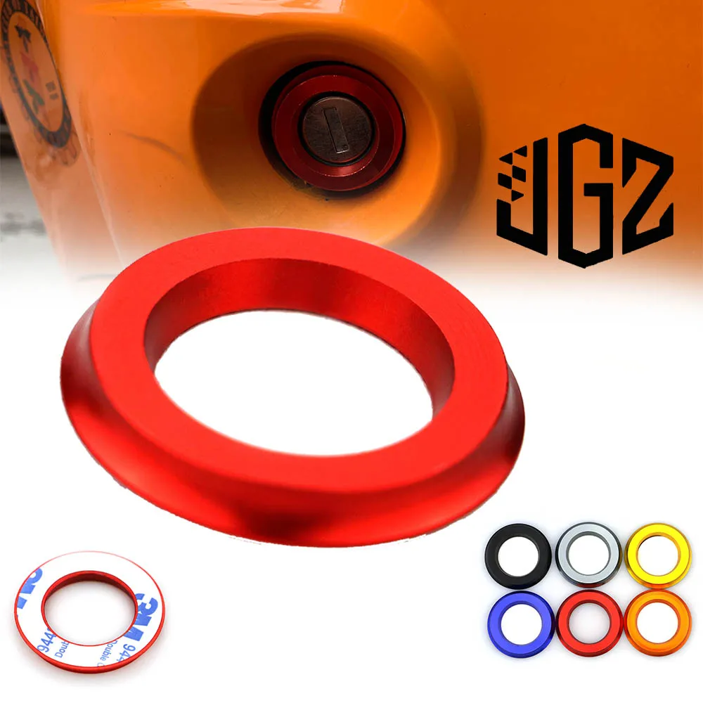 Motorcycle CNC Aluminum Ignition Switch Cover Key Ring Circle Cap for Vespa Sprint Primavera LXV GTV 150 125 GTS 250 300
