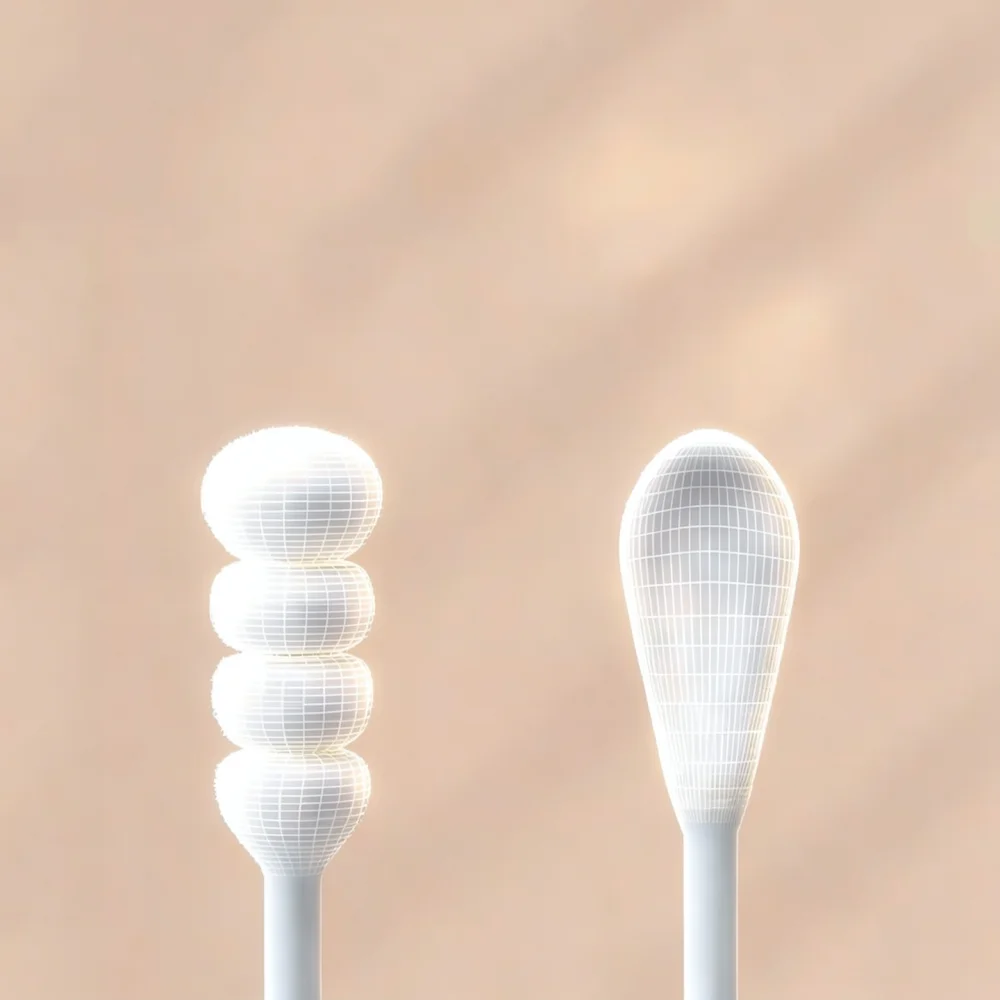 Double Head Cotton Swabs Ear Cleaning Tools Spiral Tip Applicator For Personal Hygiene Care Durable Organic Soft Buds