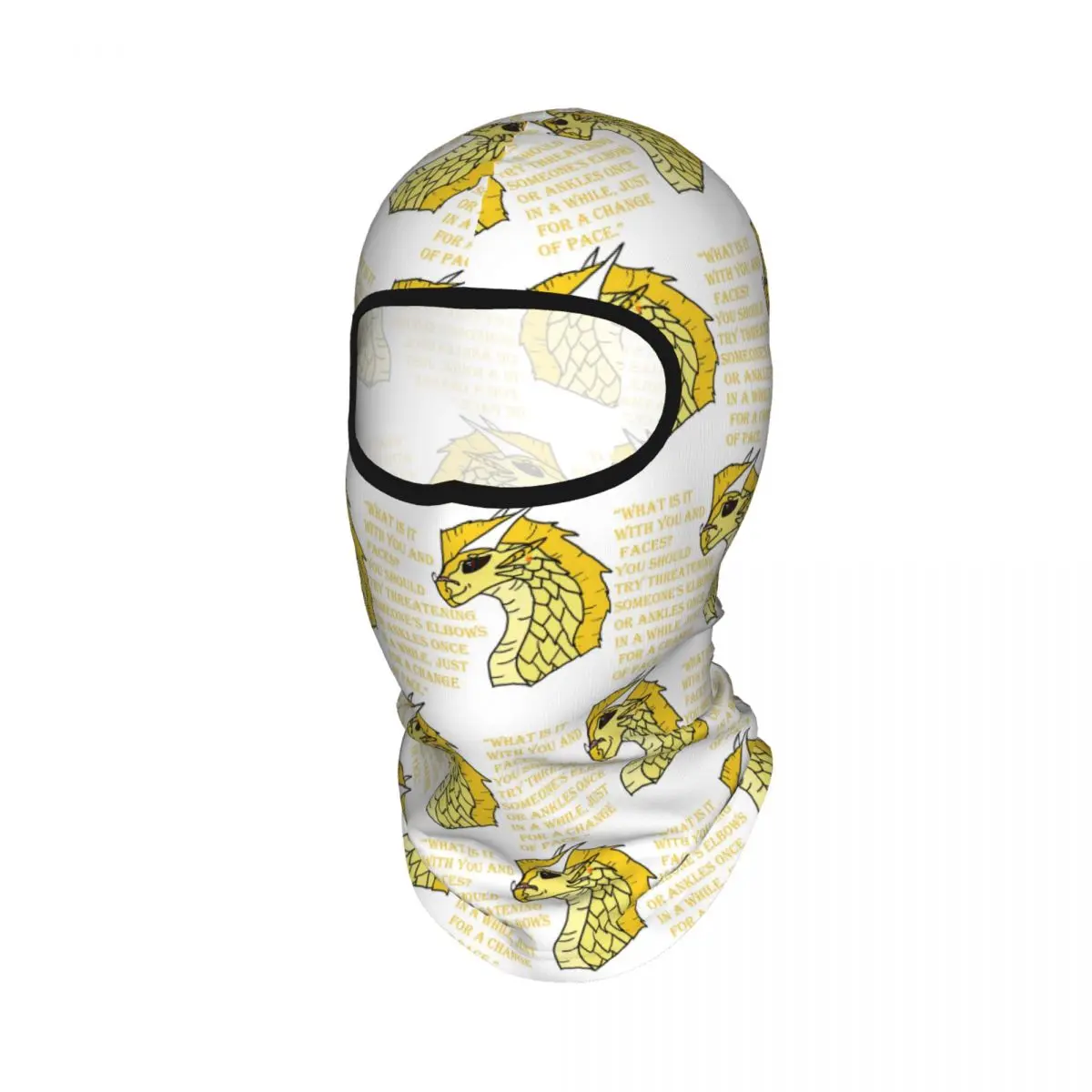 Qibli Quote Breathable Thin Balaclava Full Face Mask Sun Protection Neck Gaiter For Motorcycle Cycling