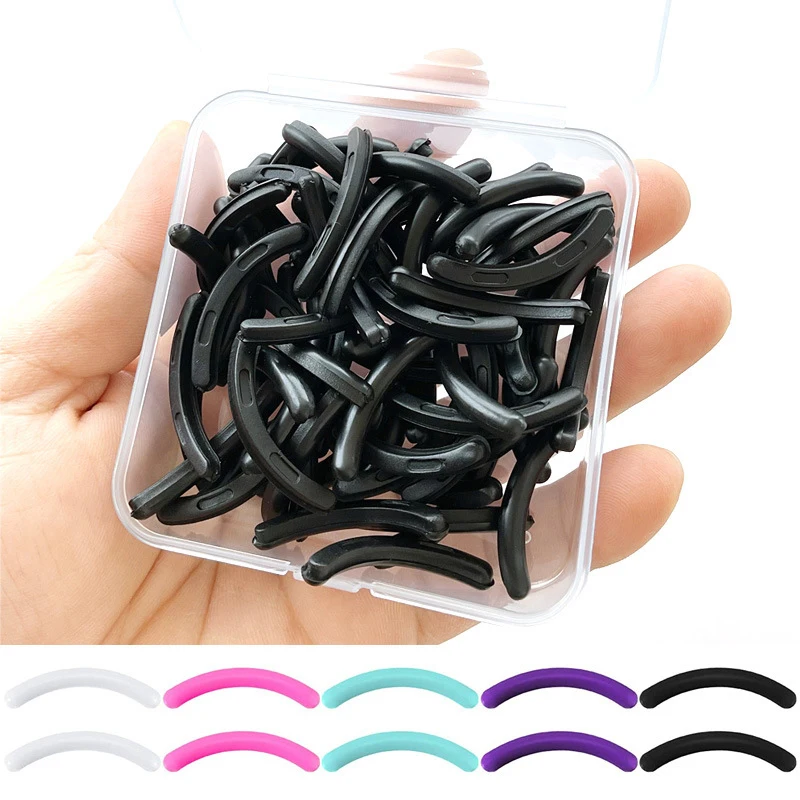 【F】 Farbige Wimpernzange Ersatzgummi 30 Stück/Box Elastische Wimpernzange Ersatzgummistreifen Zubehör