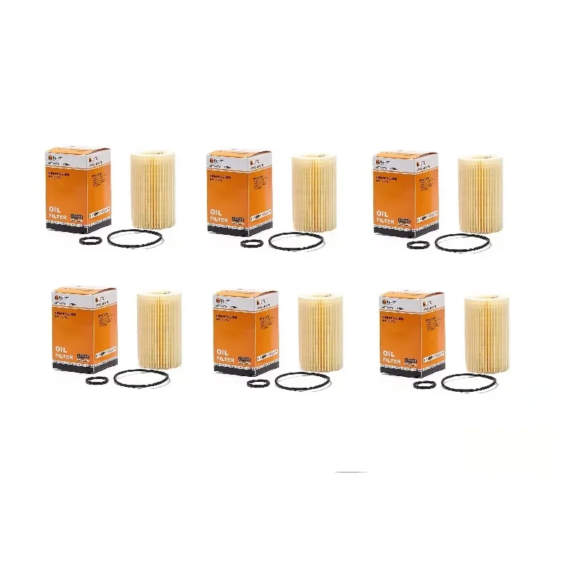 6PCS 04152-38020 04152-51010 04152-YZZA4 0415238020 0415251010 04152YZZA4 Oil Filter 04152 38020 OE 04152 04152 YZZA4 xiaohushi