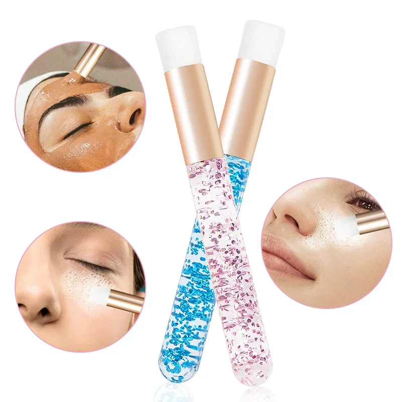 5pcs Eyelash Cleaning Brush Lash Extension Applicator Crystal Microbrush Eyebrow Lashes Wash Shampoo Clean Makeup Brush