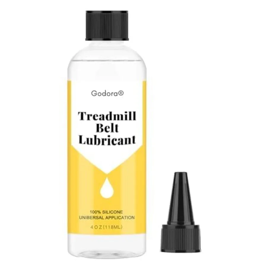 

100% Silicone Treadmill Lubricant/Treadmill Lube, 4 oz Premium Silicone Oil for Treadmill Belt Lubrication, Easy to Apply Tread