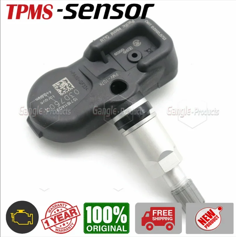 4PCS 42607-50010 TPMS 42607-50011 TPMS Sensore di pressione dei pneumatici per Lexus ES GS IS LS Toyota Land Cruiser RAV4 PMV-107K