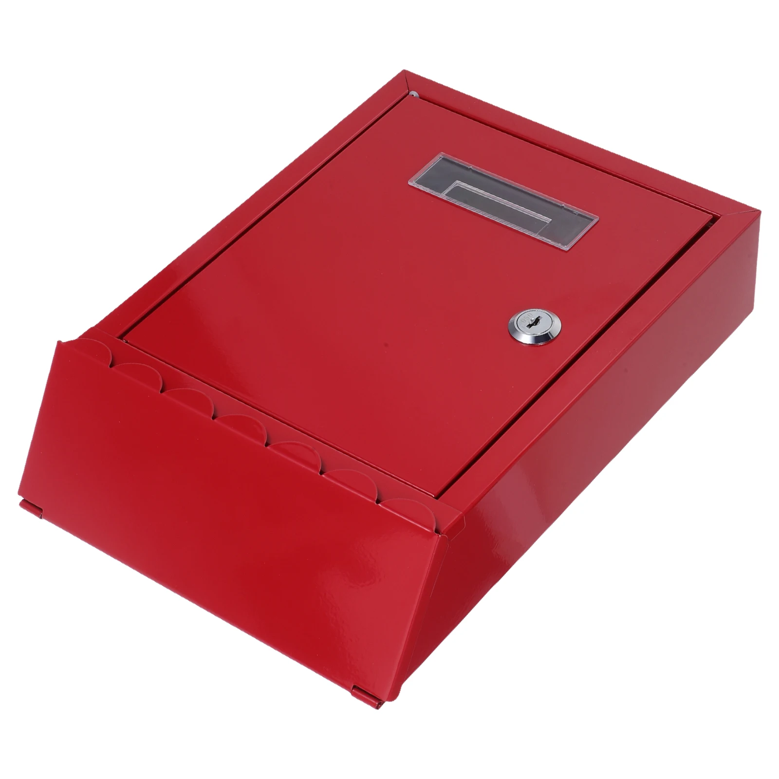 

Tinplate Mailbox Large Capacity Retro Wall Mounted Material Safe Suggestion Box With Lock Easy Installation Outdoor Home