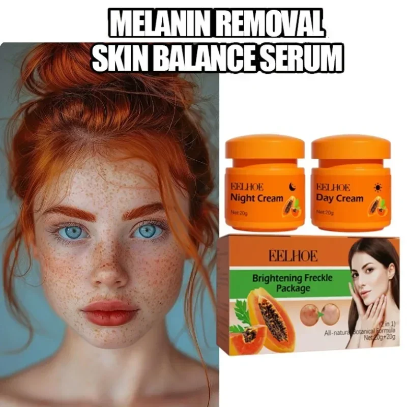 

Fades dark spots Brightens dull skin Day Night Cream Effective Dark Spot Correction Improve Dark Skin Moisturizing Whitening