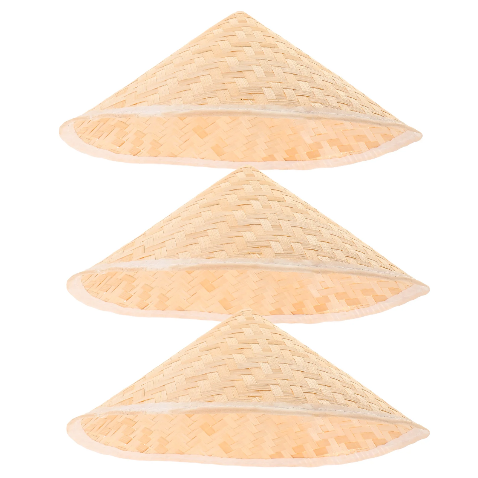 3 stücke Kinder Konische Stroh Hut Handgemachte Diy Malerei Asiatische Kinder Hüte Leichte Atmungsaktive Cosplay Zubehör Samurai Kostüm