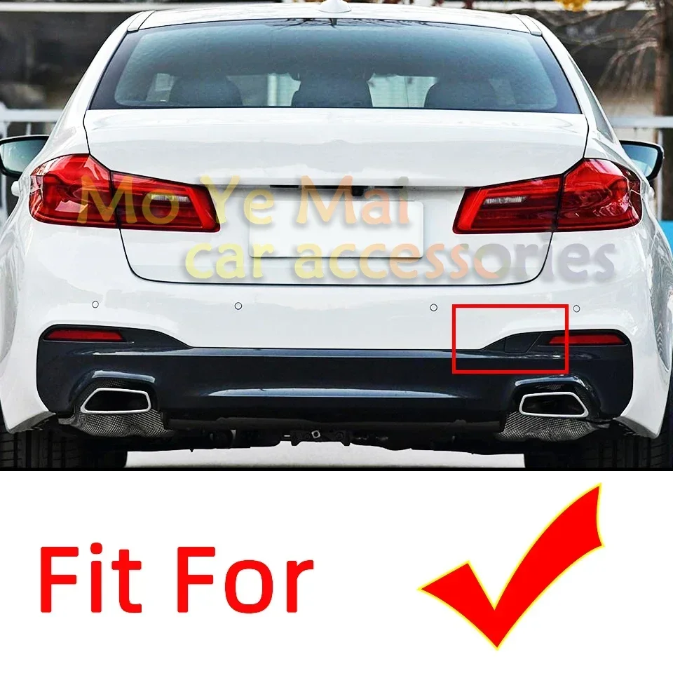 Rear Bumper Tow Hook Cover Cap For BMW 5 G30 525i 528i 530i 540 M Sport 2018 2019 2020 Towing Hauling Shell With Color