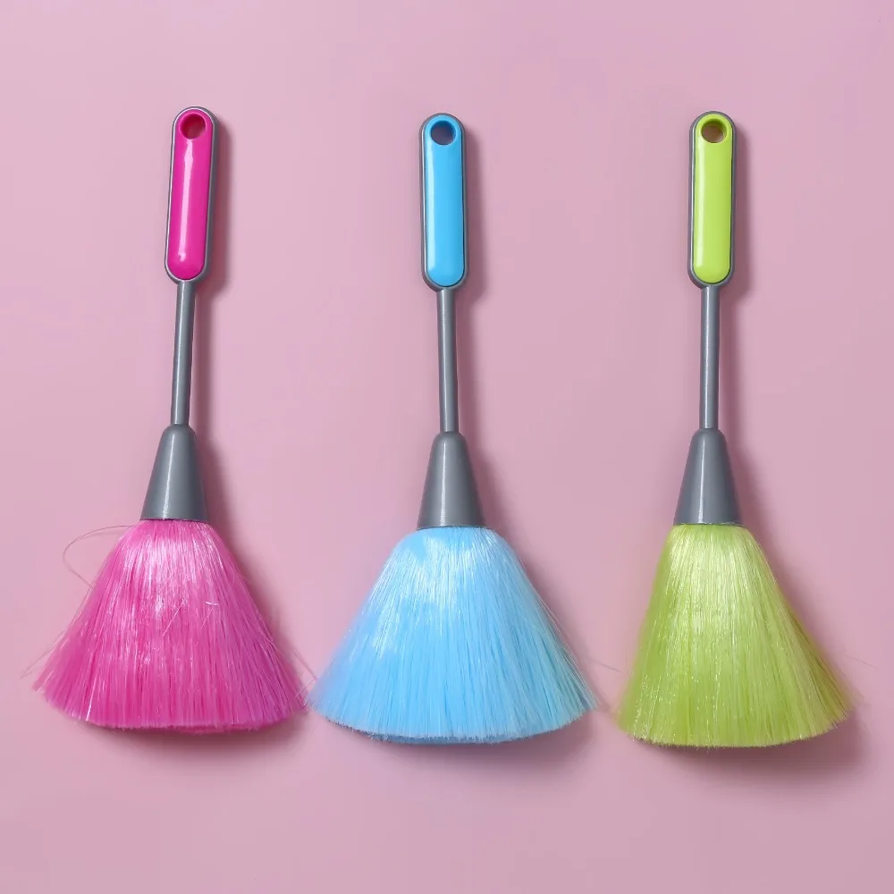 New Microfiber Keyboard Cleaning Brush Anti Dusting Desktop Microfiber Duster Brush Home Two-color Handle Hand Dust Cleaner