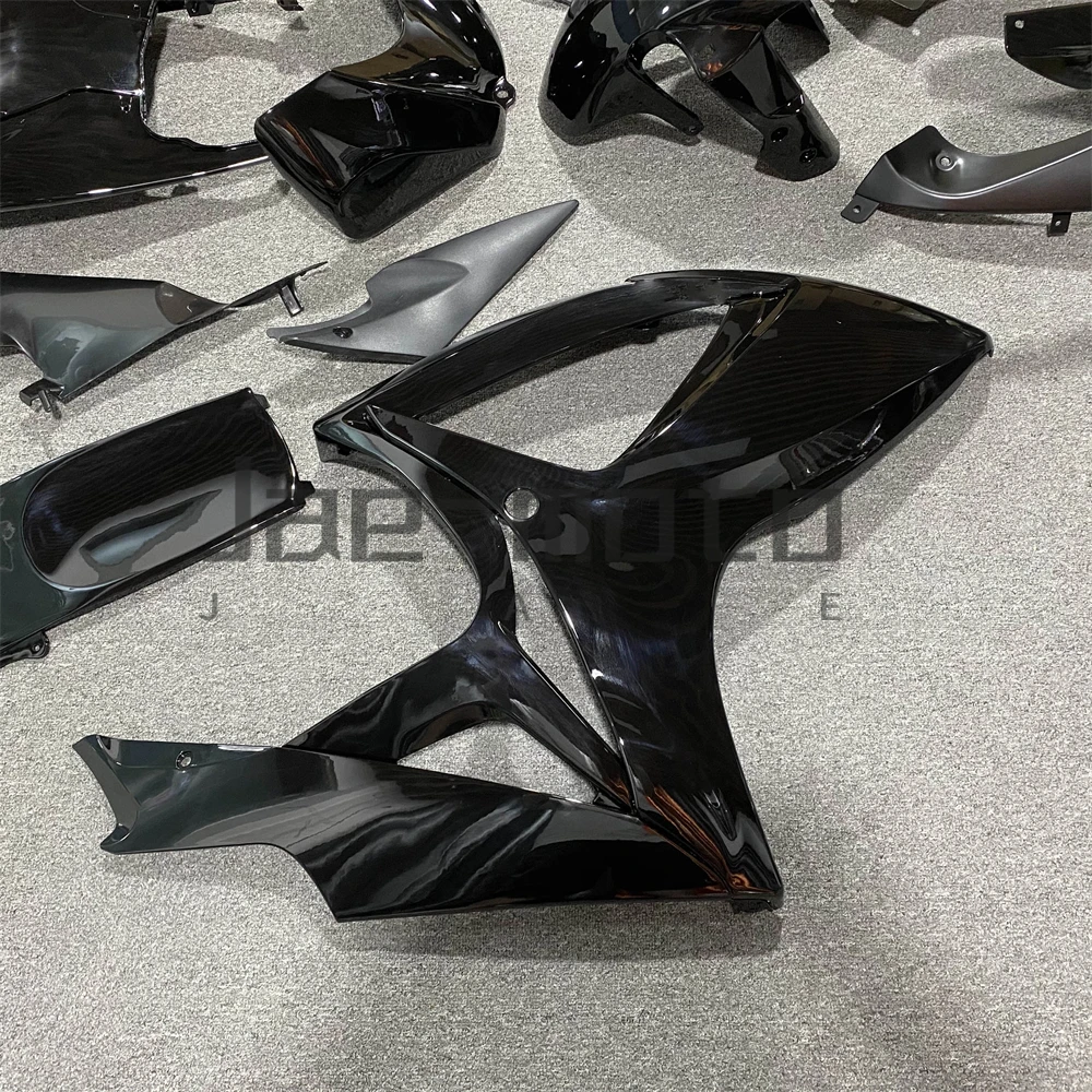 สําหรับ GSXR600 GSXR750 K6 K7 2006 2007 ตัวถังรถจักรยานยนต์ชุดฉีดพลาสติก ABS Fairings อุปกรณ์เสริมสีดํา C