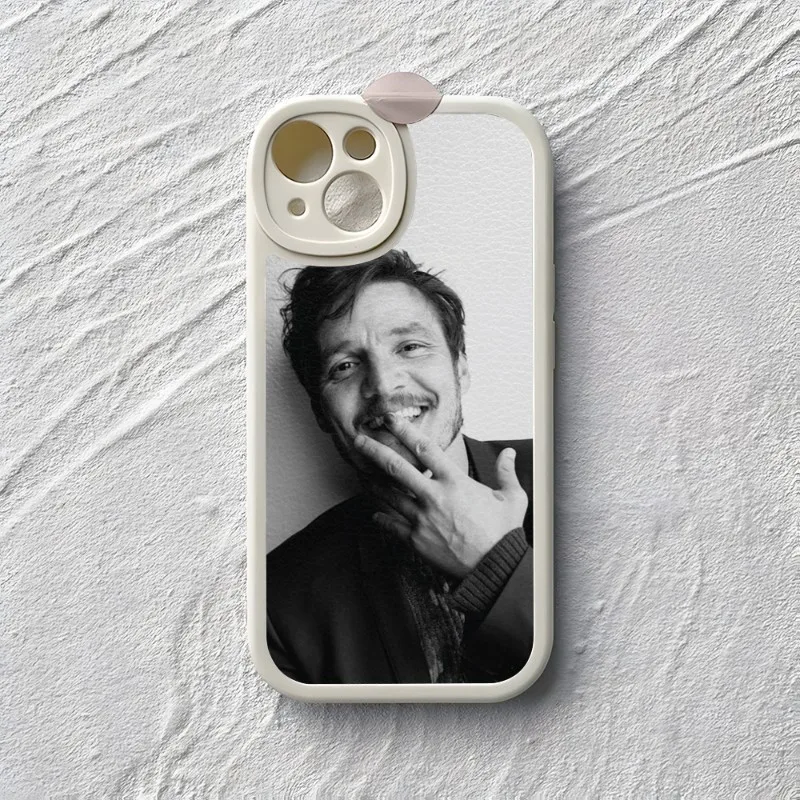 Pedro Pascal Collage Pics Phone Case For Iphone 15 14 13 Pro Max 12 11 Mini X Xr Xs 7 8 Puls Lambskin Silicone Cover