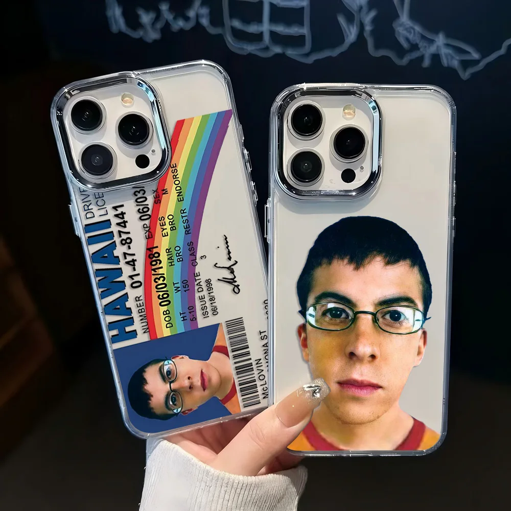 Чехол для телефона Mclovin Movie Superbad для Samsung Galaxy S25 S24 S23 S22 S21 S20 Note20 FE Ultra Edge Plus 4G 5G, прозрачный чехол